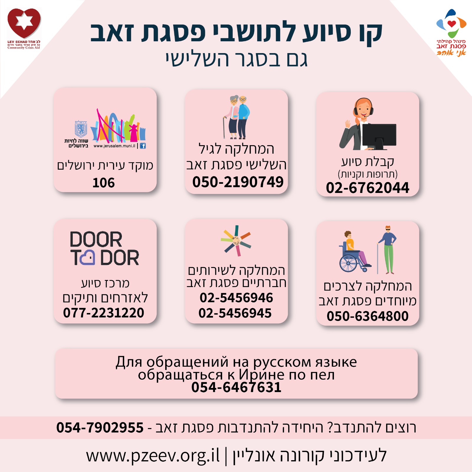 קו הסיוע לתושבי פסגת זאב